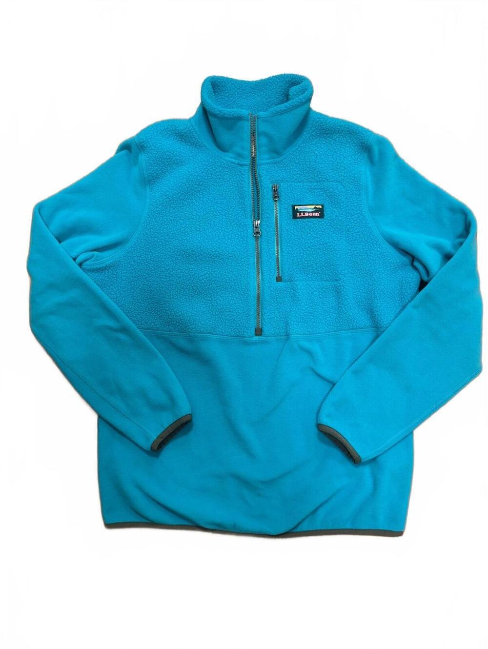 L.L.Bean Women’s Medium Reg Polartec Fleece Pullover Jacket Teal